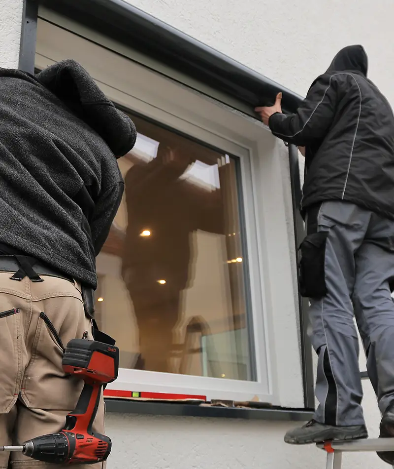 Installation d'un volet extérieur