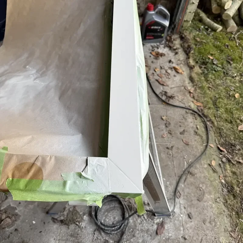 Réalisation - Réparation d'un châssis en PVC